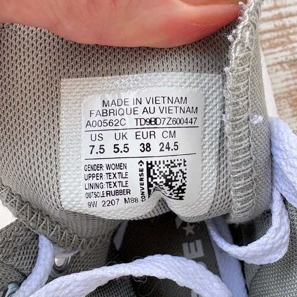 CONVERSE Women's Chuck Taylor All Star Move Hi Platform Sneakers sage 7.5 NWOT - Picture 11 of 16